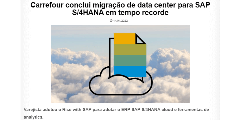 Caso Carrefour Agencia SAP NOW - Carrefour completa la migración del centro de datos a SAP S/4HANA en un tiempo récord 